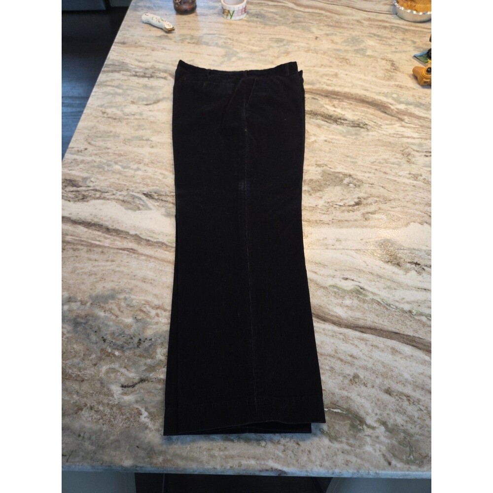 #102 Dockers D3 Pants Mens 38 X 29 Black Classic Fit Pleated Corduroy Trousers